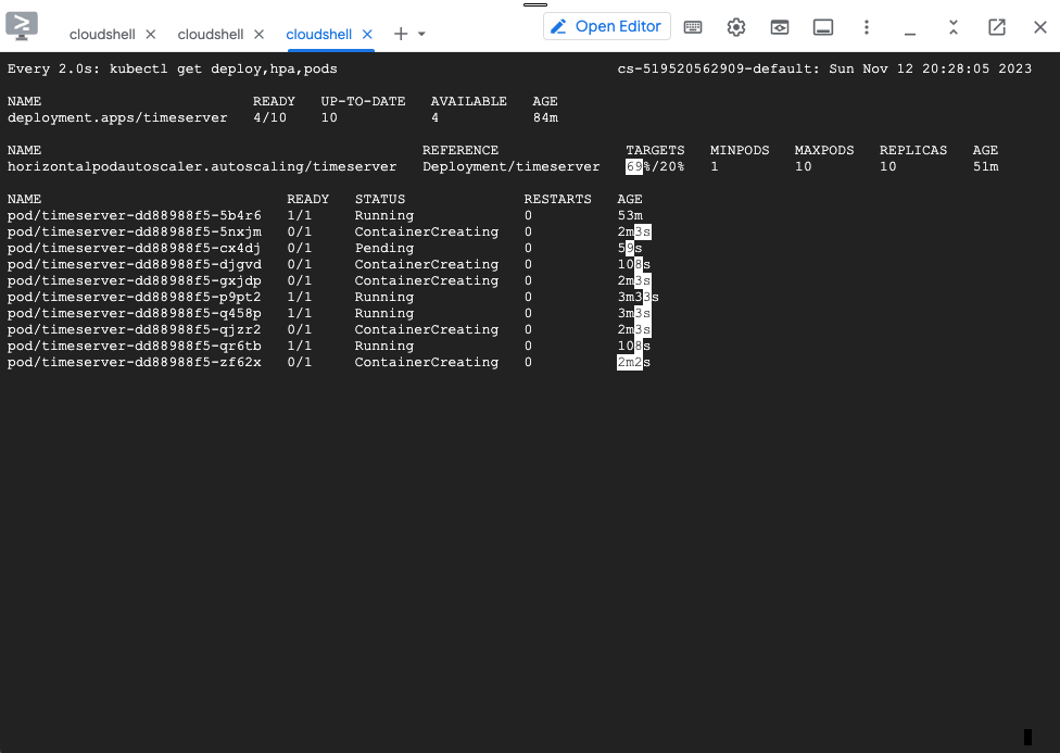 watch kubectl get deploy